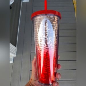 COPY - Starbucks 2018 Red Sequin Tumbler Venti 26 oz
